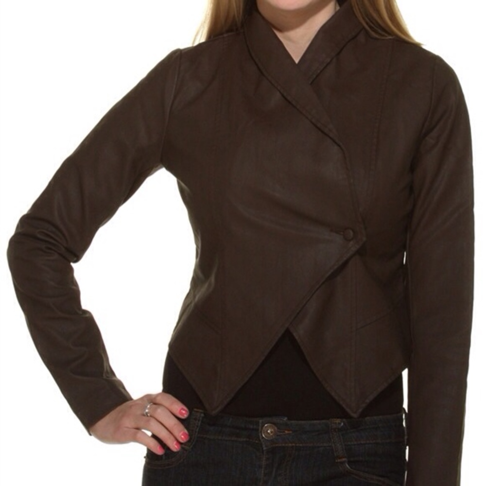 Brown wrap jacket NWT - image 4